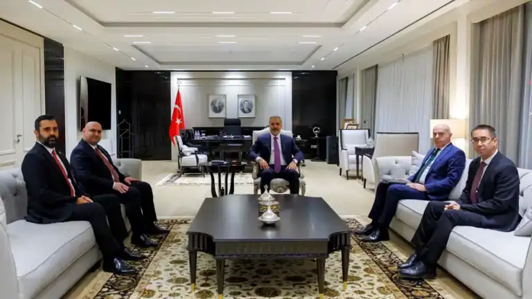 Fidan, Irak Türkmen Cephesi'ni Kabul Etti