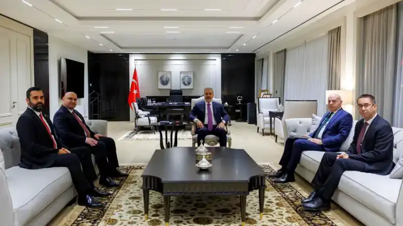 Fidan, Irak Türkmen Cephesi'ni Kabul Etti